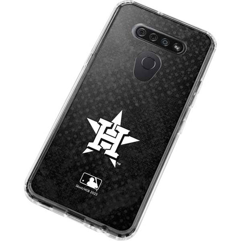 MLB Houston Astros Dark Wash LG K51/Q51 Clear Case
