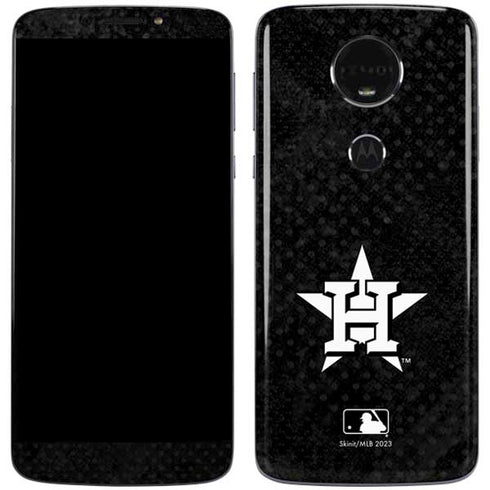 MLB Houston Astros Dark Wash Moto E5 Plus Skin