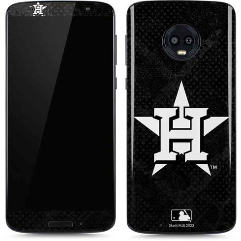 MLB Houston Astros Dark Wash Moto G6 Skin