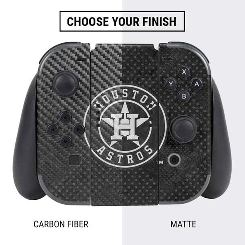 MLB Houston Astros Dark Wash Nintendo Switch Bundle Skin