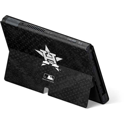 MLB Houston Astros Dark Wash Nintendo Switch OLED (2021) Skin