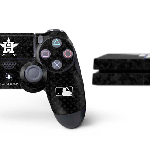 MLB Houston Astros Dark Wash PS4 Console and Controller Bundle Skin
