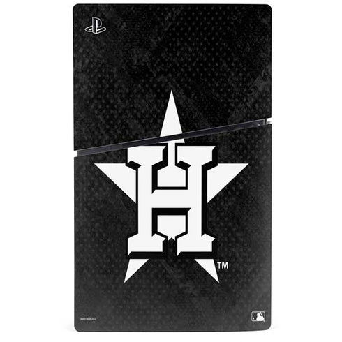 MLB Houston Astros Dark Wash PS5 Slim Disk Bundle Skin