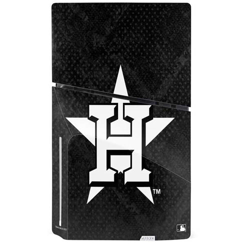 MLB Houston Astros Dark Wash PS5 Slim Disk Console Skin