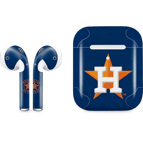 MLB Houston Astros Distressed Apple AirPods 2 Skin