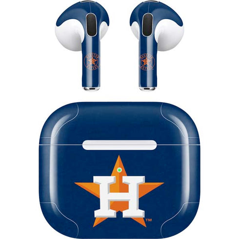 MLB Houston Astros Distressed Apple AirPods (3rd Gen 2021) Skin