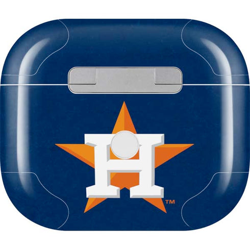 MLB Houston Astros Distressed Apple AirPods (3rd Gen 2021) Skin