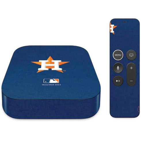 MLB Houston Astros Distressed Apple TV Skin