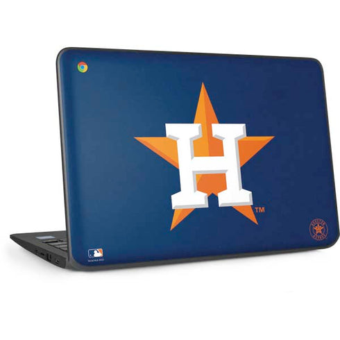 MLB Houston Astros Distressed HP Chromebook Skin