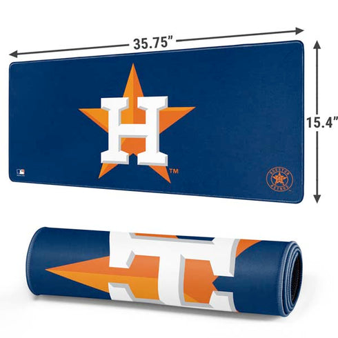 MLB Houston Astros Distressed Gaming Mouse Pad