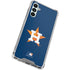MLB Houston Astros Distressed Galaxy A14 5G Clear Case