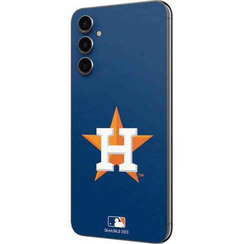 MLB Houston Astros Distressed Galaxy A14 5G Skin