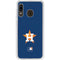 MLB Houston Astros Distressed Galaxy A20 Clear Case