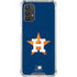 MLB Houston Astros Distressed Galaxy A32 5G Clear Case