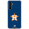 MLB Houston Astros Distressed Galaxy A54 5G Clear Case