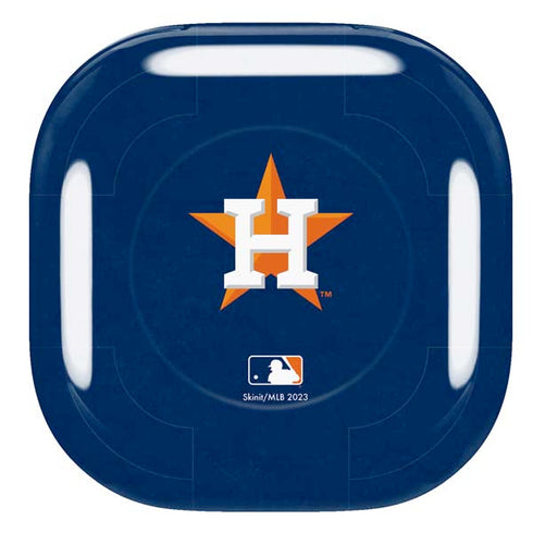 MLB Houston Astros Distressed Galaxy Buds Live Skin