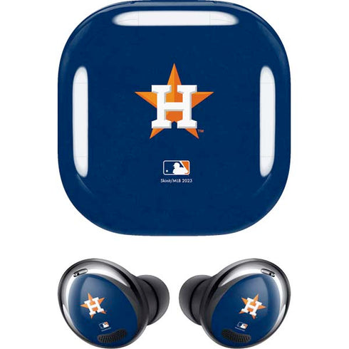 MLB Houston Astros Distressed Galaxy Buds Pro Skin