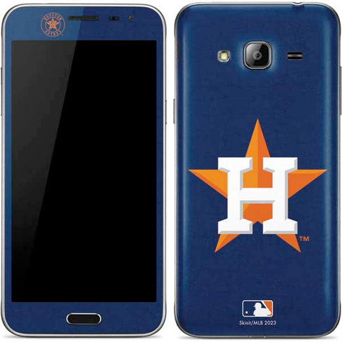 MLB Houston Astros Distressed Galaxy J3 Skin