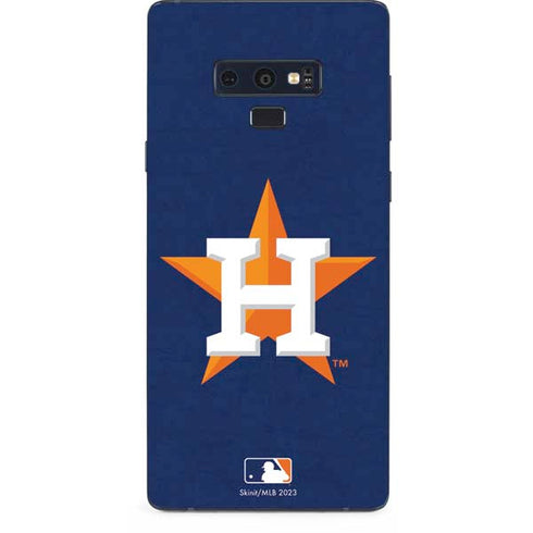 MLB Houston Astros Distressed Galaxy Note 9 Skin