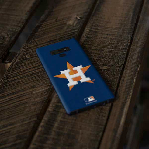 MLB Houston Astros Distressed Galaxy Note 9 Skin