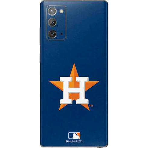 MLB Houston Astros Distressed Galaxy Note20 5G Skin