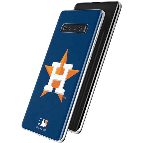 MLB Houston Astros Distressed Galaxy S10 Plus Skin