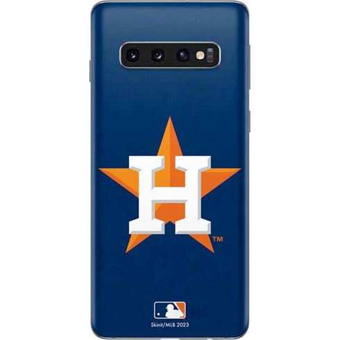 MLB Houston Astros Distressed Galaxy S10 Skin