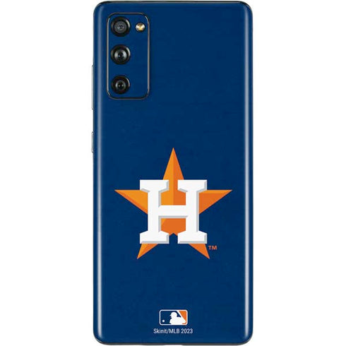 MLB Houston Astros Distressed Galaxy S20 Fan Edition Skin