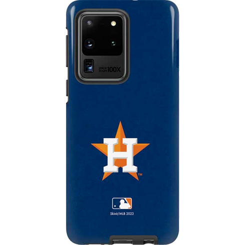 MLB Houston Astros Distressed Galaxy S20 Ultra 5G Pro Case