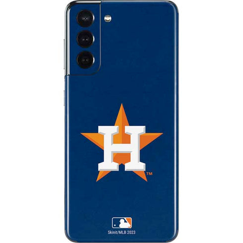 MLB Houston Astros Distressed Galaxy S21 5G Skin