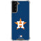 MLB Houston Astros Distressed Galaxy S21 FE Clear Case