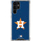 MLB Houston Astros Distressed Galaxy S22 Ultra Clear Case