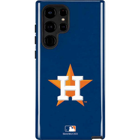 MLB Houston Astros Distressed Galaxy S22 Ultra Pro Case