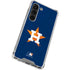MLB Houston Astros Distressed Galaxy S23 Clear Case
