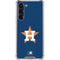 MLB Houston Astros Distressed Galaxy S23 Plus Clear Case