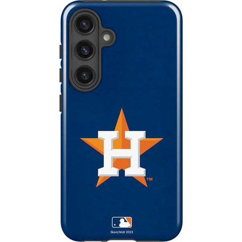 MLB Houston Astros Distressed Galaxy S24 Impact Case