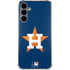 MLB Houston Astros Distressed Galaxy S24 Plus Clear Case