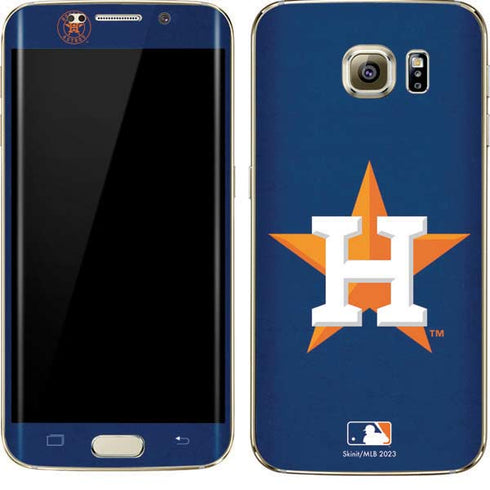 MLB Houston Astros Distressed Galaxy S7 Edge Skin