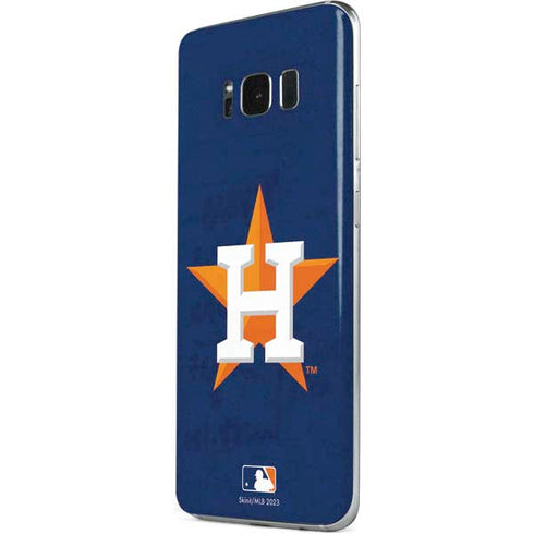 MLB Houston Astros Distressed Galaxy S8 Skin