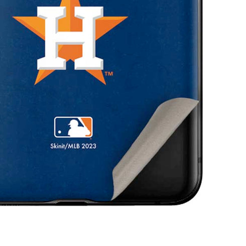 MLB Houston Astros Distressed Galaxy Z Flip Skin