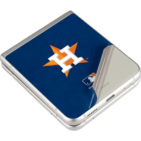 MLB Houston Astros Distressed Galaxy Z Flip3 5G Skin