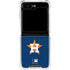 MLB Houston Astros Distressed Galaxy Z Flip5 5G Clear Case