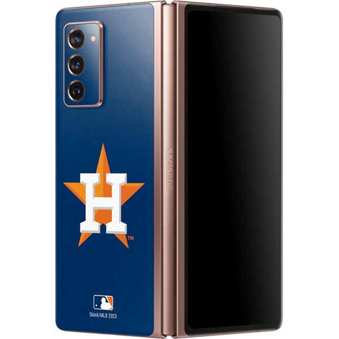 MLB Houston Astros Distressed Galaxy Z Fold2 5G Skin