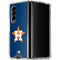MLB Houston Astros Distressed Galaxy Z Fold4 5G Clear Case