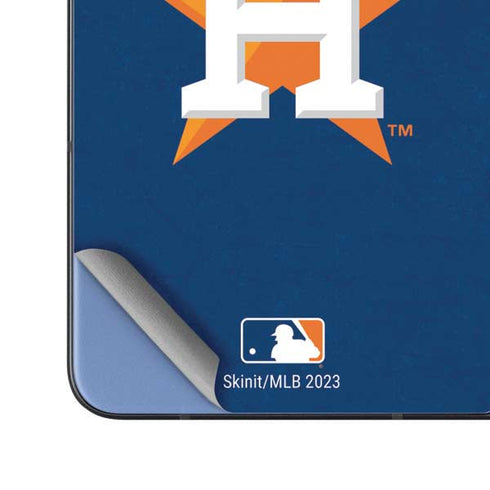 MLB Houston Astros Distressed Galaxy Z Fold5 5G Skin