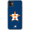 MLB Houston Astros Distressed iPhone 11 Clear Case