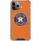 MLB Houston Astros Distressed iPhone 11 Pro Max Clear Case