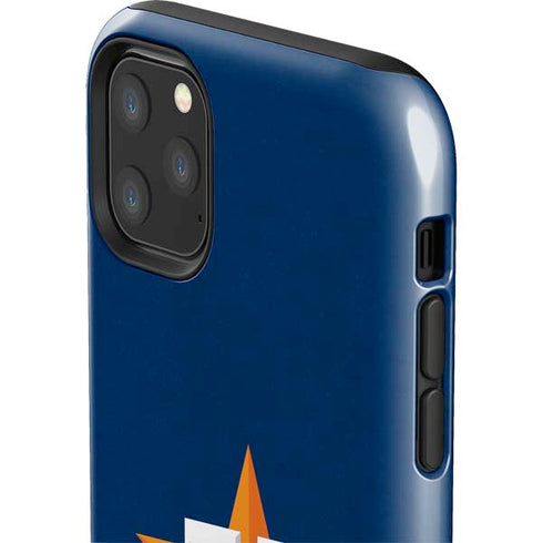 MLB Houston Astros Distressed iPhone 11 Pro Max Impact Case