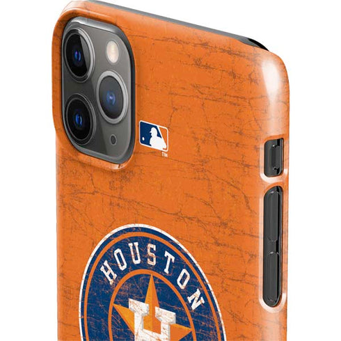 MLB Houston Astros Distressed iPhone 11 Pro Max Lite Case