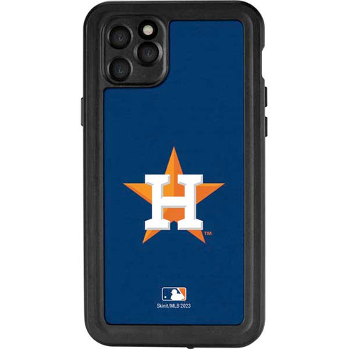 MLB Houston Astros Distressed iPhone 11 Pro Max Waterproof Case